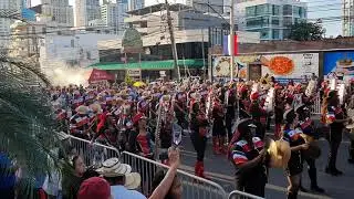 Banda independiente de colon. Calle 50 ciudad de panama (2019).