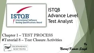 ISTQB Advance Test Analyst | 1.9 Test Closure Activities | ISTQB Tutorials