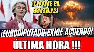 🚨 CHOQUE EN BRUSELAS 💥 EURODIPUTADO EXIGE ACUERDO Y HUMILLA A URSULA VON DER LEYEN POR UCRANIA