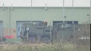Army lorry with stuff   Exercise joint warrior Woodbridge 4apr17 358p