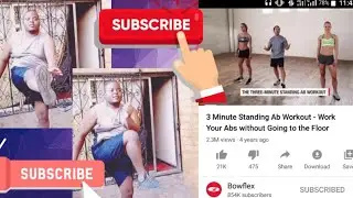 How to do abs while standing// Bowflex workout//day 4 of 21 challenge