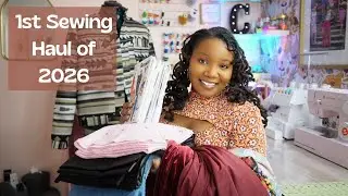 My FIRST Sewing Haul of 2026 ✨ Fabric, 50&cent; McCall&rsquo;s Patterns & a Game-Changing Notion