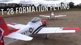 Carbon Z T-28 R/C Formation Practice