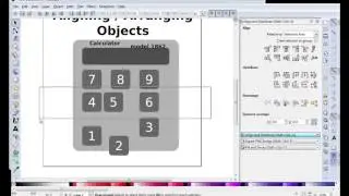Inkscape quick tutorial arranging aligning objects