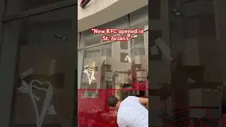 KFC and Pizza Hut now open in Baystreet Shopping complex 😍 #calmdown #music   #filipina #malta