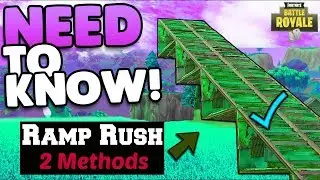 Fortnite Tips | All Ramp Rush Techniques