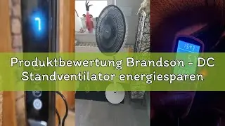Produktbewertung Brandson - DC Standventilator energiesparend ECO - Preistr&auml;ger 2025 - Fernbedienung