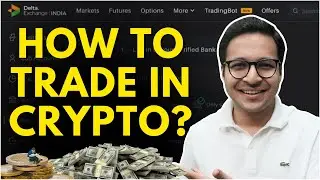 How to trade in crypto? How to trade in Delta exchange? Live Demo | Crypto trading for beginners |