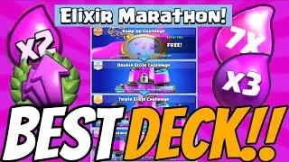 BEST DECK FOR *New* ELIXIR MARATHON | Clash Royale | Ethantastic