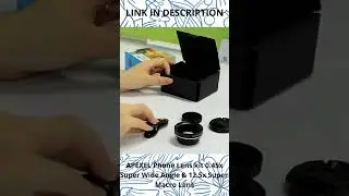 APEXEL Phone Lens kit 0 45x Super Wide Angle & 12 5x Super Macro @amazon