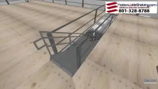 Custom Mezzanine with Advantech Flooring Solutions | Material Handling USA | 800-326-4403