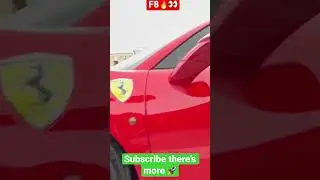 Close Up Ferrari F8 Tributo Spider 🥶🔥#shorts #cars #supercars #ferrari #f8tributo #viral #carlover