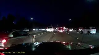Jan 30th 2020 night time accident. Car upside down on windshield!