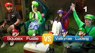 We played EVERY Mario Party IRL (Mario Party Tournament w/ @ludwig @fuslie @Valkyrae - Part 1)