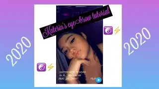 Eyebrow tutorial 2020