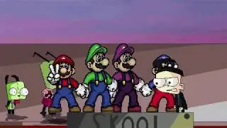 AN Mugen Request #1739: Mario, Zim, Luigi VS Mario, Dib, Luigi