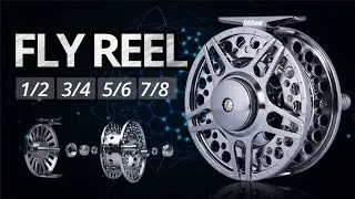 Full Aluminum Fly Reel 1/2 3/4 5/6 7/8 Large Arbor Fly Fishing Reel