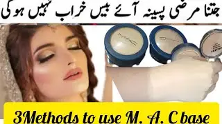 3 Methods to use Mac pancake Affordable Best full Coverage foundation waterproof foundation