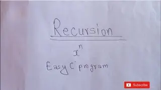 Recursion example, C program for finding x^n(x power n) using recursion in Nepali language.