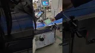 Plane labeling machine, bag labeling machine  #packing #labelingmachine  #factory