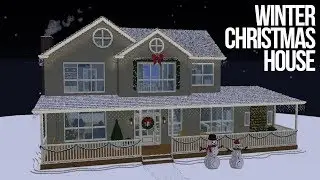 Winter Christmas House - A Minecraft Timelapse