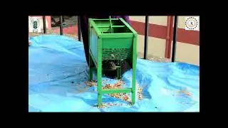 groundnut decorticator standing type movie