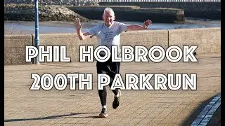 Phil Holbrook 200th Parkrun at Hartlepool