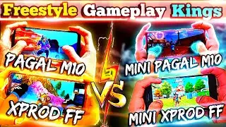 Reaction on Pagal m10 vs Mini pagal m10 | Battle of freestyle legends | 3 finger claw free fire #ff