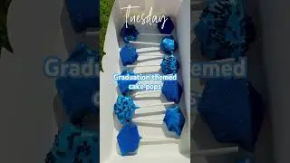 Graduation cakepops #graduation #dessert #cake #cakepops