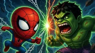 Hulk vs Spider-Man: The Ancient Tree Challenge! 🌳 Hindi Dialogue Superhero Race