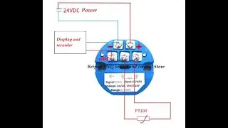 Como instalar transmissor conversor de  temperatura 0 a 10v com sensor pt100
