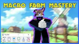 Как заниматься макро-фермой и повышать мастерство за одну ночь! | Blox Fruits