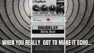 Digitech DigiDelay - Demo and Review. It's Good But...