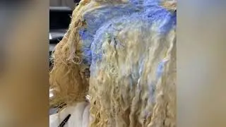 How to do: Double process color. Before and after root color retouch