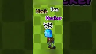 PVZ Fusion - Noob vs Pro vs Hacker Diamond Box Zombie #pvz #memes #shorts