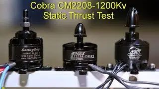 Cobra CM2208-1200kv 1.0Kg Static Thrust Test