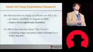 Black Hat USA 2010: Передовые методы эксплуатации кучи в AIX 1/5