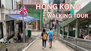 Walking Tour of Hong Kong 🇭🇰 | City Streets, Local Life