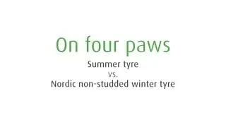 Nokian Tyres braking test on wet asphalt: New summer tyre vs. Nordic non-studded winter tyre