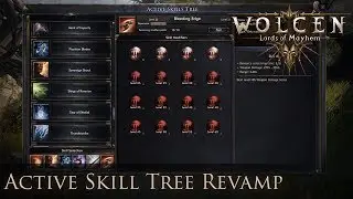 Wolcen Beta Геймплей - Реконструкция древа активных умений