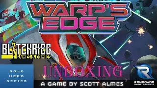Warp's Edge Unboxing Solo Adventure Board Game Renegade