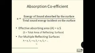 AP1_4.1: Reverberation Time and Sabine's Formula