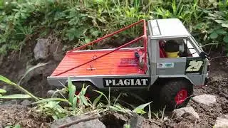 Miniscale RC Adventure MN D90 vs MN Custom Umplung Off Road menyusuri Kali Gendol