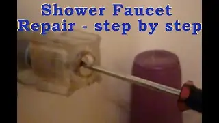 🚿🔧Shower Faucet Repair (thorough step by step.)