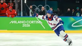 All angles: Jack Hughes' game-winner for gold vs. Canada