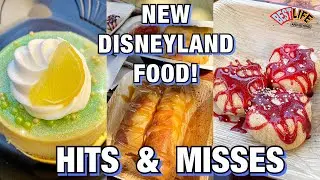 Tasting New Foods at Disneyland: Lots of HITS and MISSES! ..& We Maybe Had Too Much Sugar