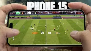 iPhone 15 test game EA SPORTS FC MOBILE 24