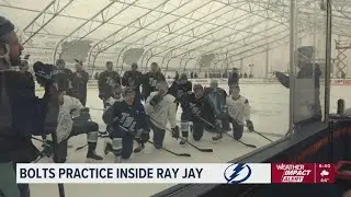 Tampa Bay Lightning prepares for NHL Stadium Series game against Bruins