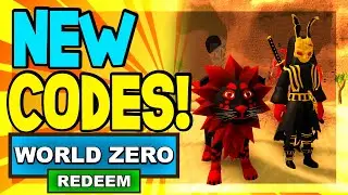 ALL 4 *NEW* WORLD ZERO CODES *🏹SECRET🏹* Roblox World Zero Codes 2021✅