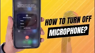 How to Turn OFF Microphone on iPhone?